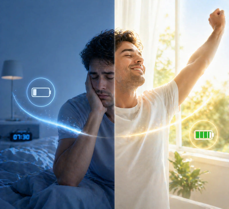 Despiertas con energía real